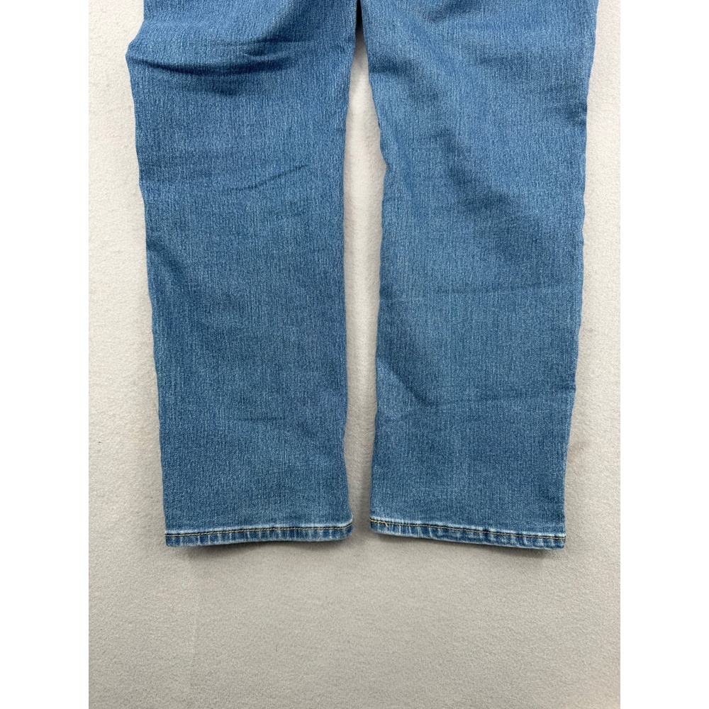 Levis 724 High Rise Straight Jeans Womens 31 (31x27)β Medium Wash Blue Denim - Picture 12 of 13